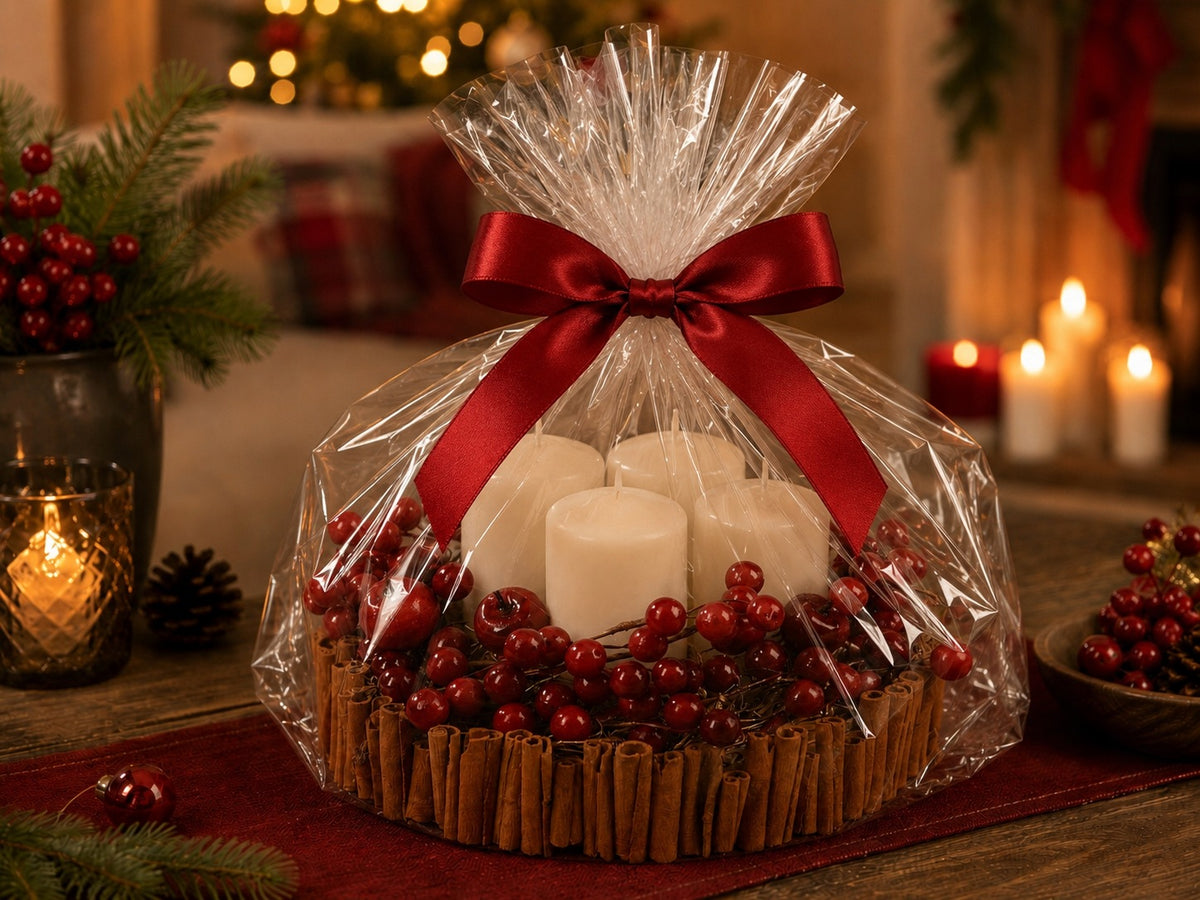 Christmas Cinnamon Natural Crafts Reed for Gift GrandDeco Manufacturer code prezent stroik święta rękodzieło świąteczne