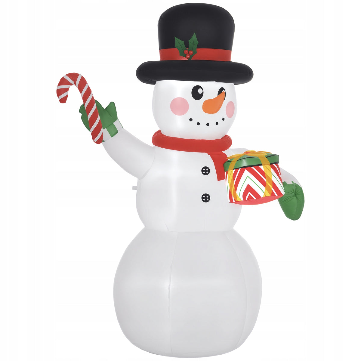 Christmas Decoration Inflatable Snowman Light LED 120 x 80 x 180 cm