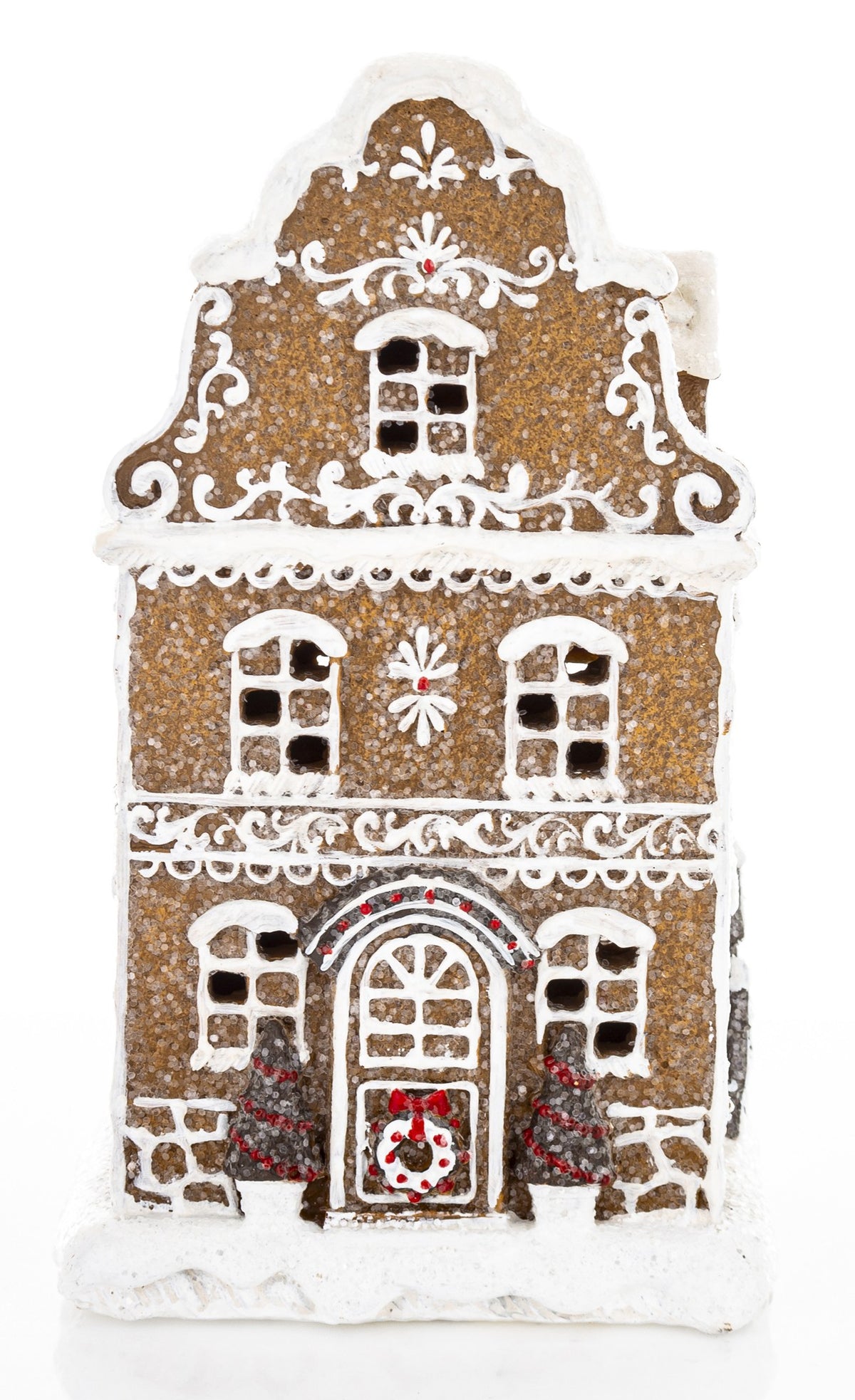 Christmas Figurine Gingerbread House Townhouse LED Christmas Gift Brand Artpol