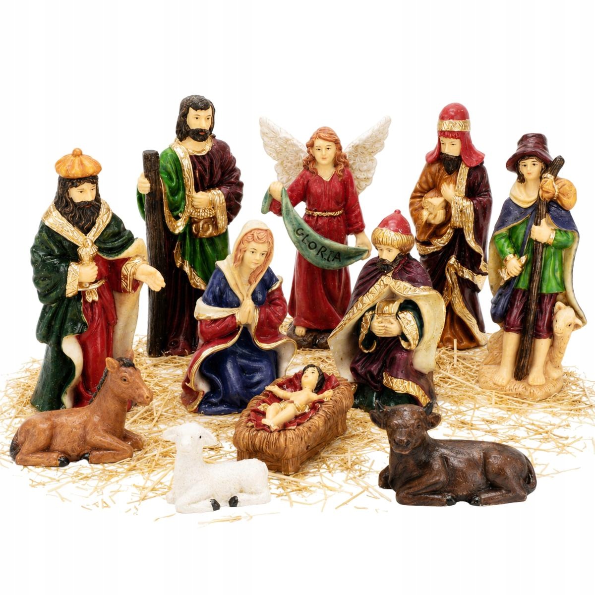 Christmas Nativity Scene Figurines Christmas Figures Set of 10 Manufacturer code 209618