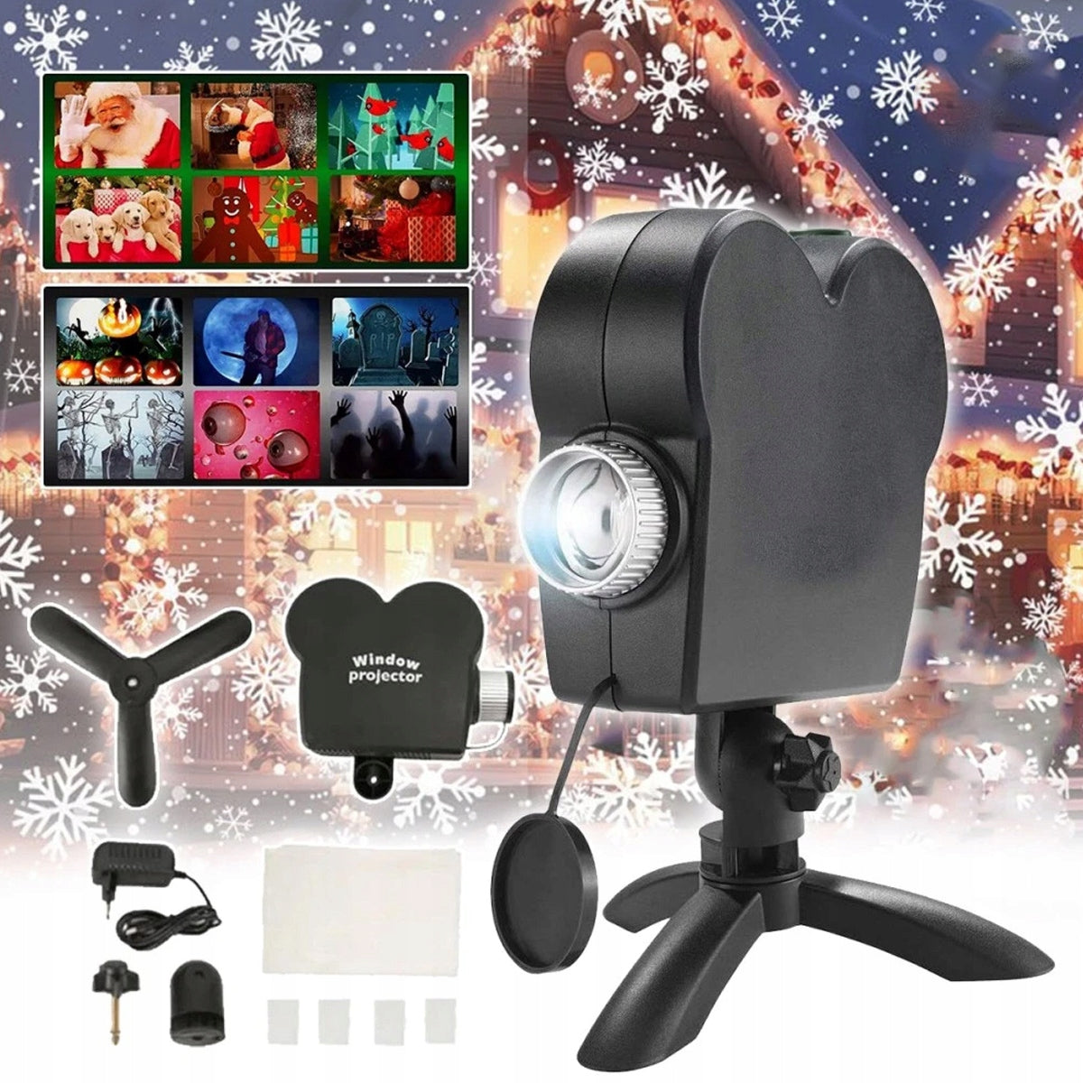Christmas Projector Laser LED Snowflakes Projector For Home For Room