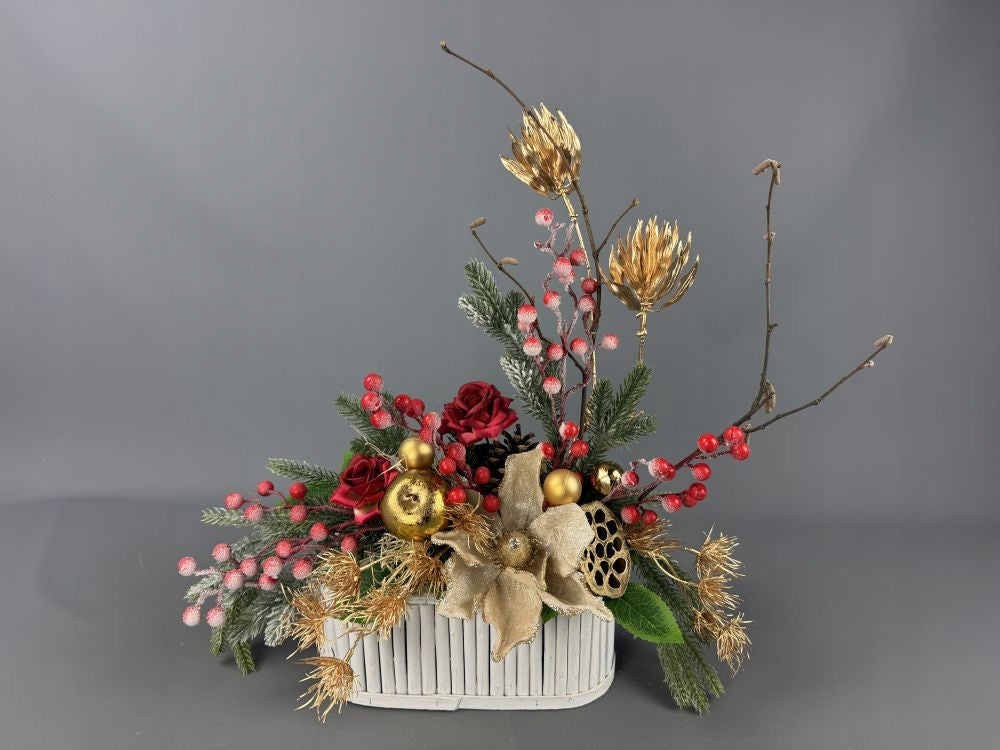 Christmas Reed for the Cemetery in Pot Packaging status original