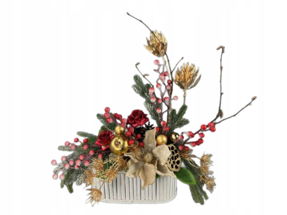 Christmas Reed for the Cemetery in Pot