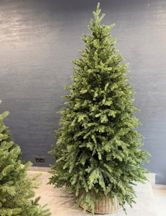 Christmas Tree Artificial 250 cm SPRUCE IMPERIAL 100%PE Mega Dense Spread Stand Packaging status original