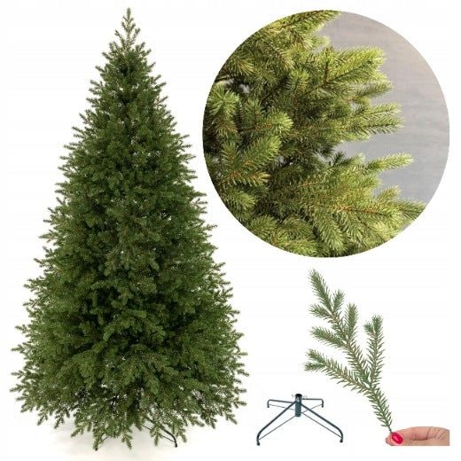 Christmas Tree Artificial 250 cm SPRUCE IMPERIAL 100%PE Mega Dense Spread Stand