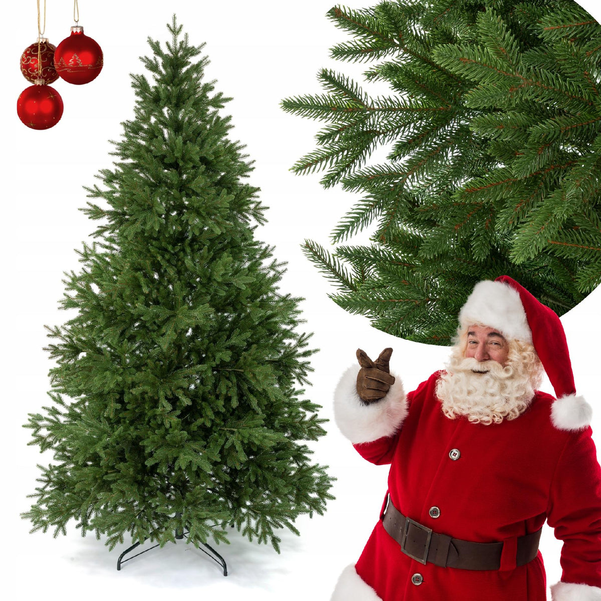 Christmas Tree Artificial 250cm Spruce Twist100% PE Silicone Like Live Manufacturer PL