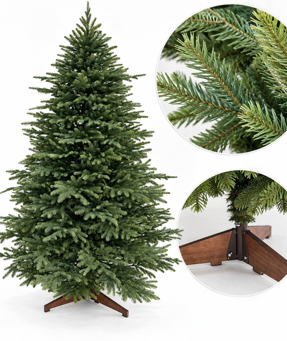 Christmas Tree Artificial Pe Like Real HANOVER 100% Pe 220cm Lupico