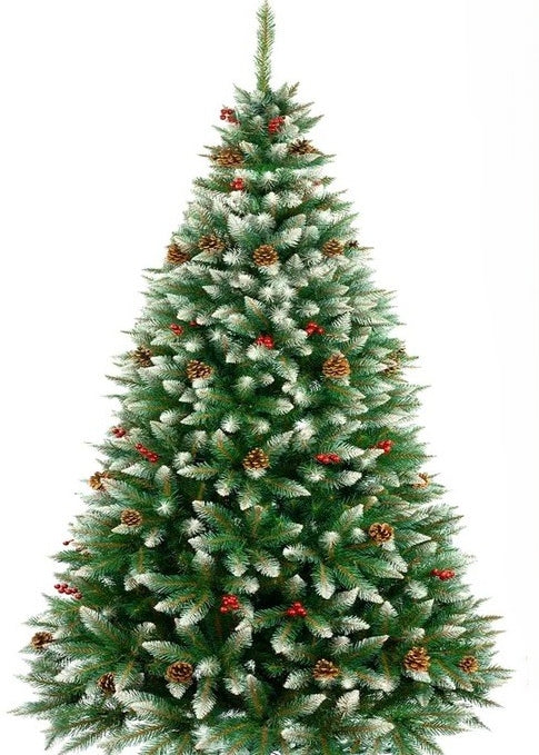 Christmas Tree Artificial Pine Cones Jarzębina 250 cm