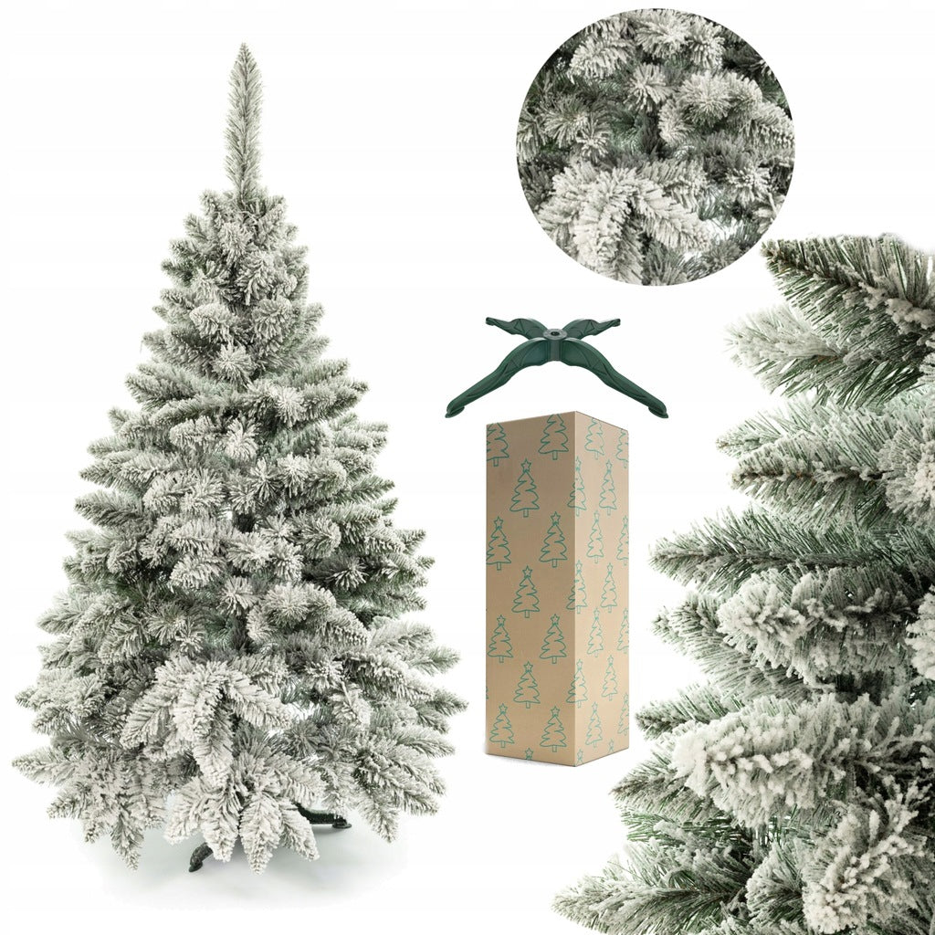 Christmas Tree Artificial Snow Pine PREMIUM 220 cm Snow Effect Dense As Live