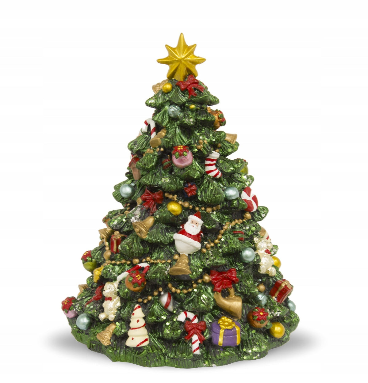 Christmas Tree Rotating Music Box Christmas 15,5cm 109122 Product height 15.5 cm