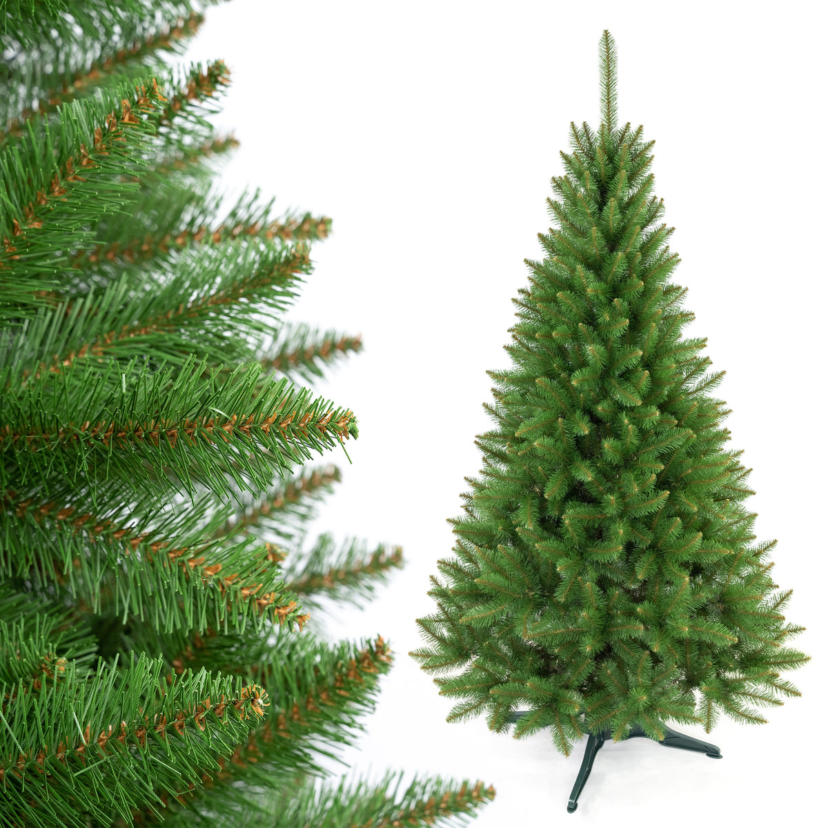 Christmas Tree Spruce Premium 220 cm on stand * Artificial * Dense and Realistic