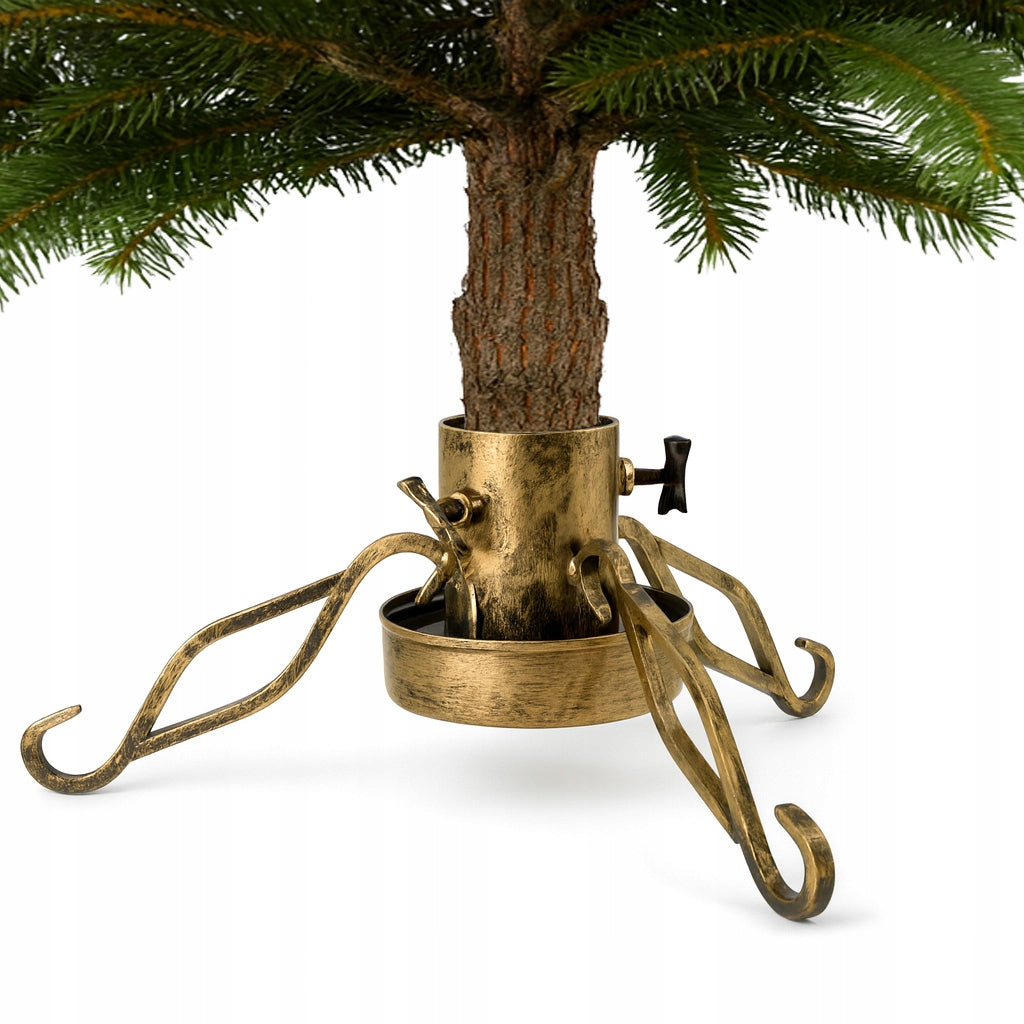 Christmas Tree Stand Metal Christmas Tree Stable with Water Bowl Gold Patina Manufacturer code PZA89421
