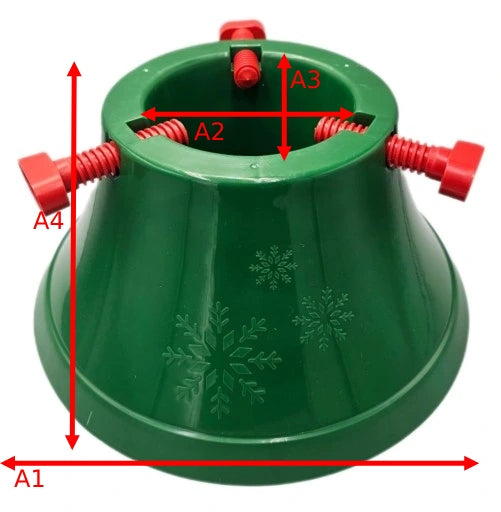 Christmas Tree Stand Plastic Christmas Tree Stand 20Cm High Brand Zielomix