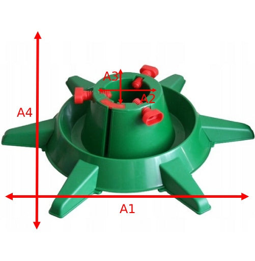 Christmas Tree Stand Plastic Christmas Tree Stand Green 60cm Brand Zielomix