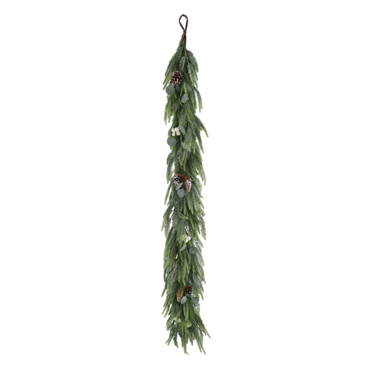 Christmas Wreath Pine Norfolk 70cm 100% PE Decorated Premium 100%PE Manufacturer code W/NORFOLK 70cm