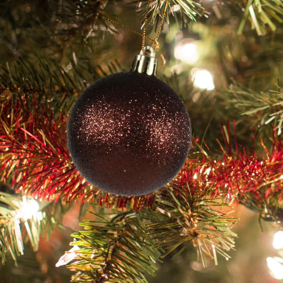 Christmas balls gold chocolate 6 cm set of baubles set of 28 pcs. Brand no brand