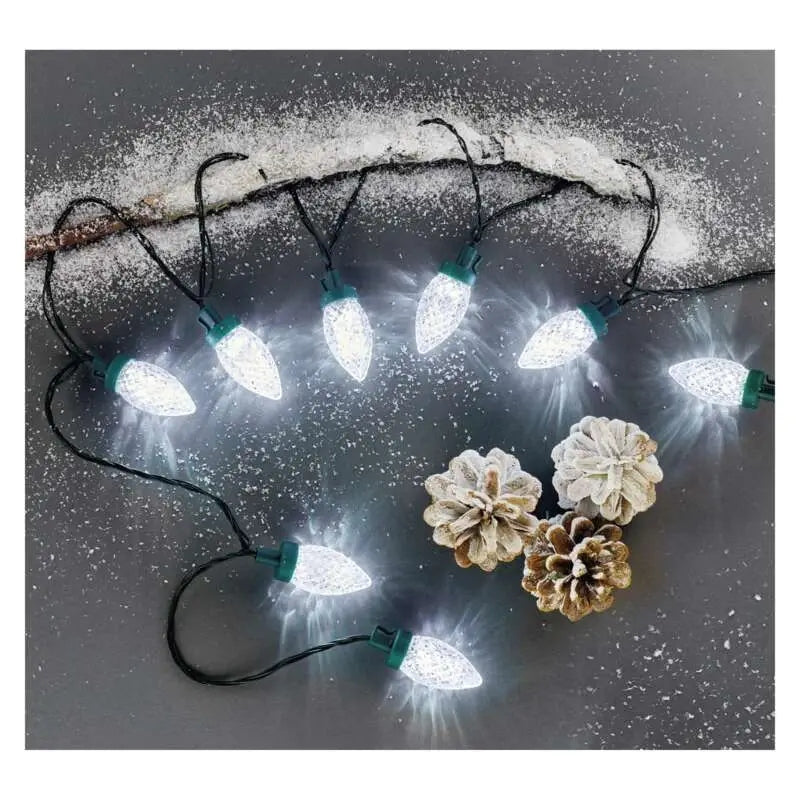 Christmas chain LED cones 9,8m cool cold white, programs EMOS Manufacturer code D5ZC01