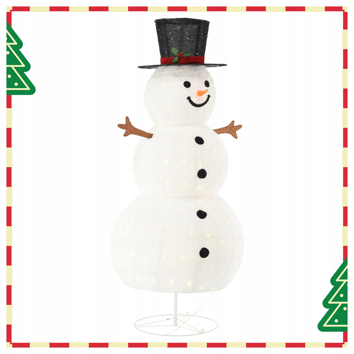 Christmas decoration 200 LED snowman Light figure 180 cm for garden house Brand Chomik