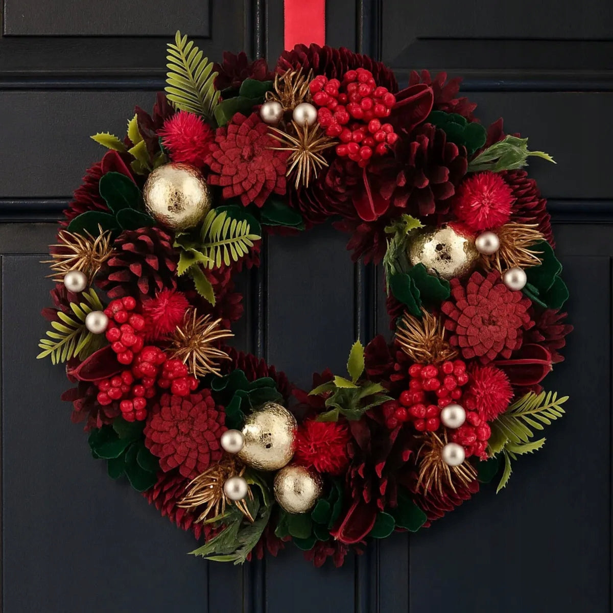 Christmas door wreath, Christmas wreath decoration, Altom Design 30cm Manufacturer code 17080011416