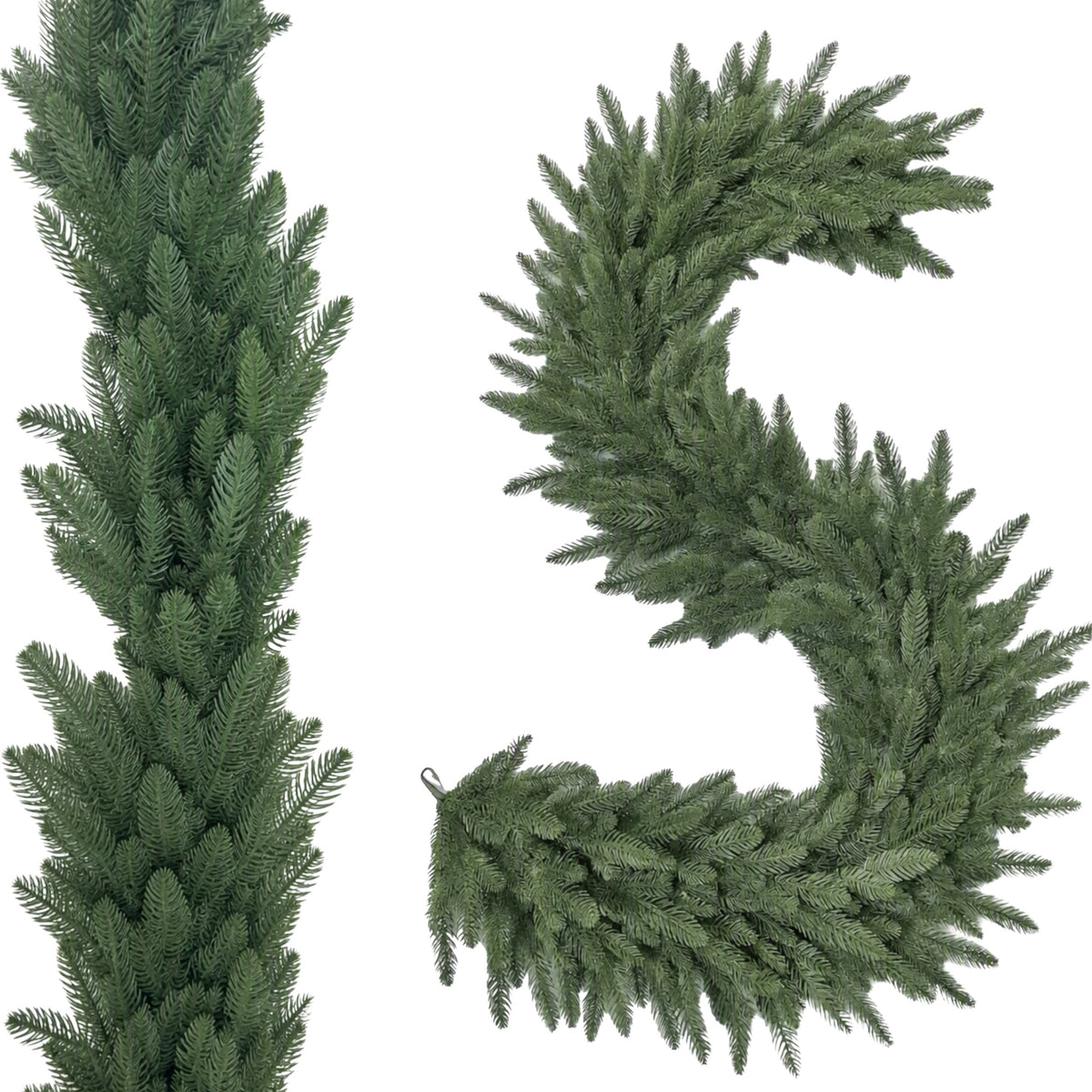 Christmas garland 100cm as live 100%PE green Christmas decoration