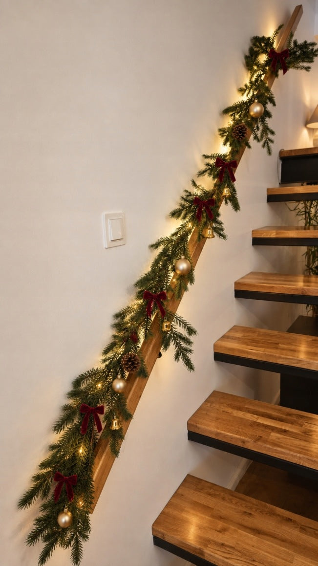 Christmas garland 200cm SPRUCE LINE for stairs balcony table like a living LONG Manufacturer code G/IMPERIAL/LINE200 cm