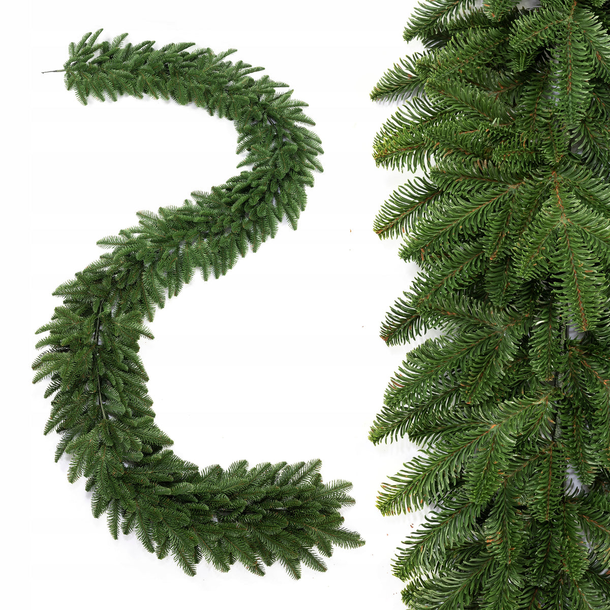 Christmas garland Fir nobiles Forest Green 2D 100% PE 200 cm as live