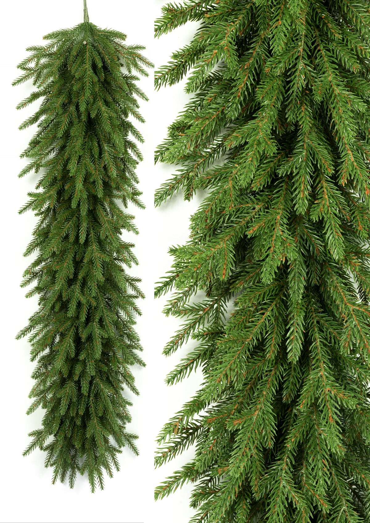 Christmas garland Spruce NATURE 3D 100%PE 100 cm FIREPLACE balustrade door