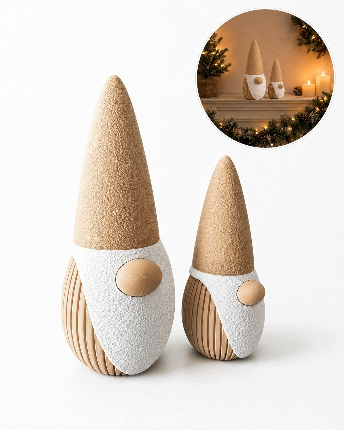 Christmas leprechauns – set of 2 figurines Christmas decoration | 3D printing