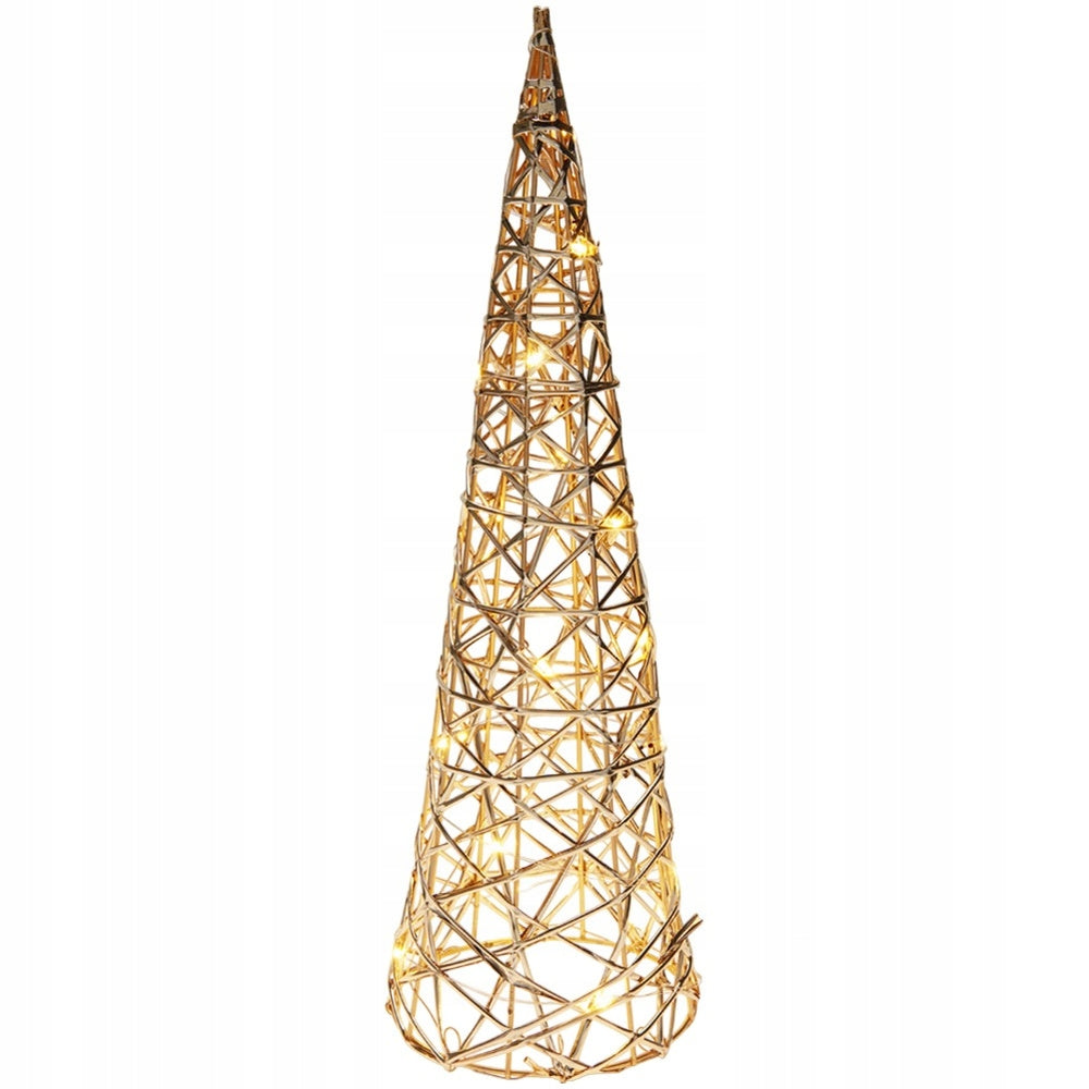 Christmas tree CHRISTMAS gold cone Christmas decorative 40 cm Brand Koopman