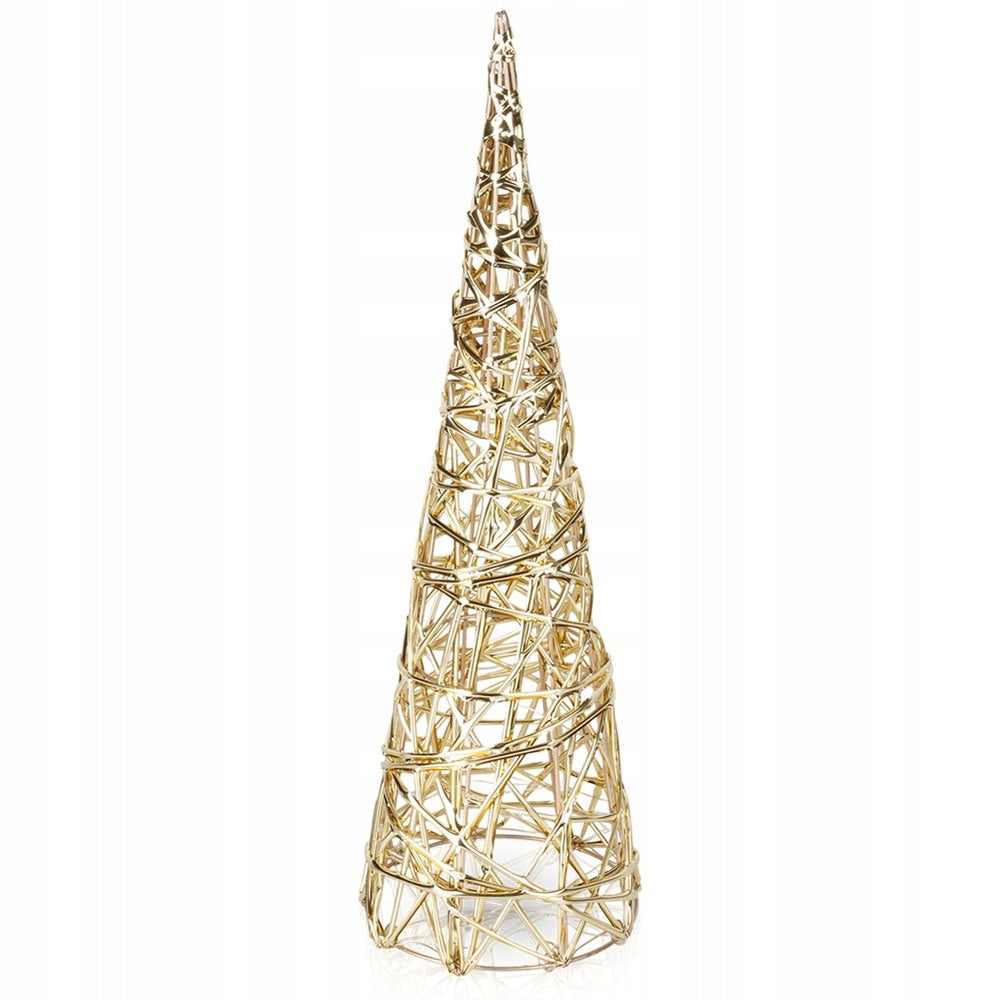 Christmas tree CHRISTMAS gold cone Christmas decorative 40 cm