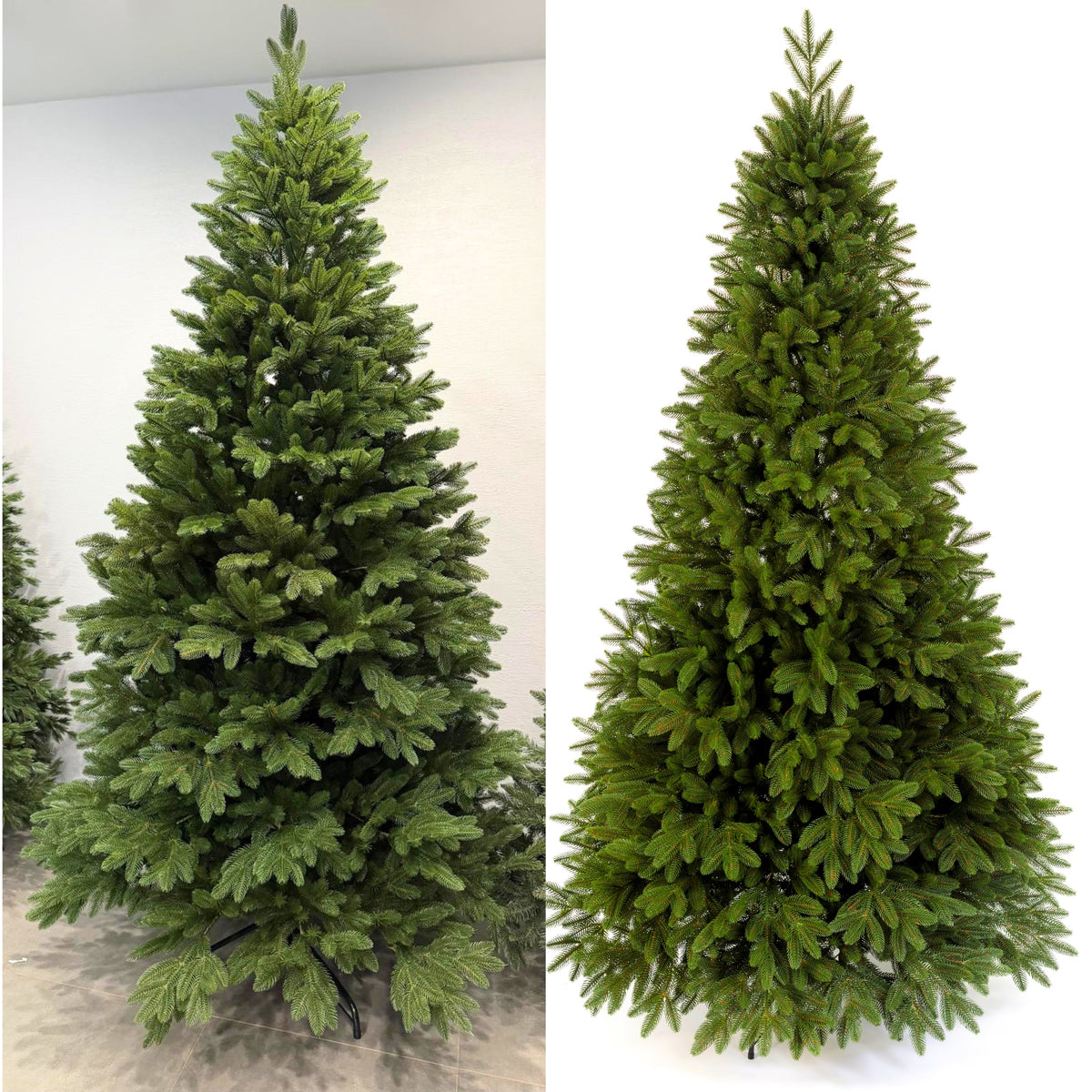 Christmas tree Exclusive artificial Spruce 3D 100% PE 220 cm silicone REAL TREE Manufacturer code świerk pe 3d 100%