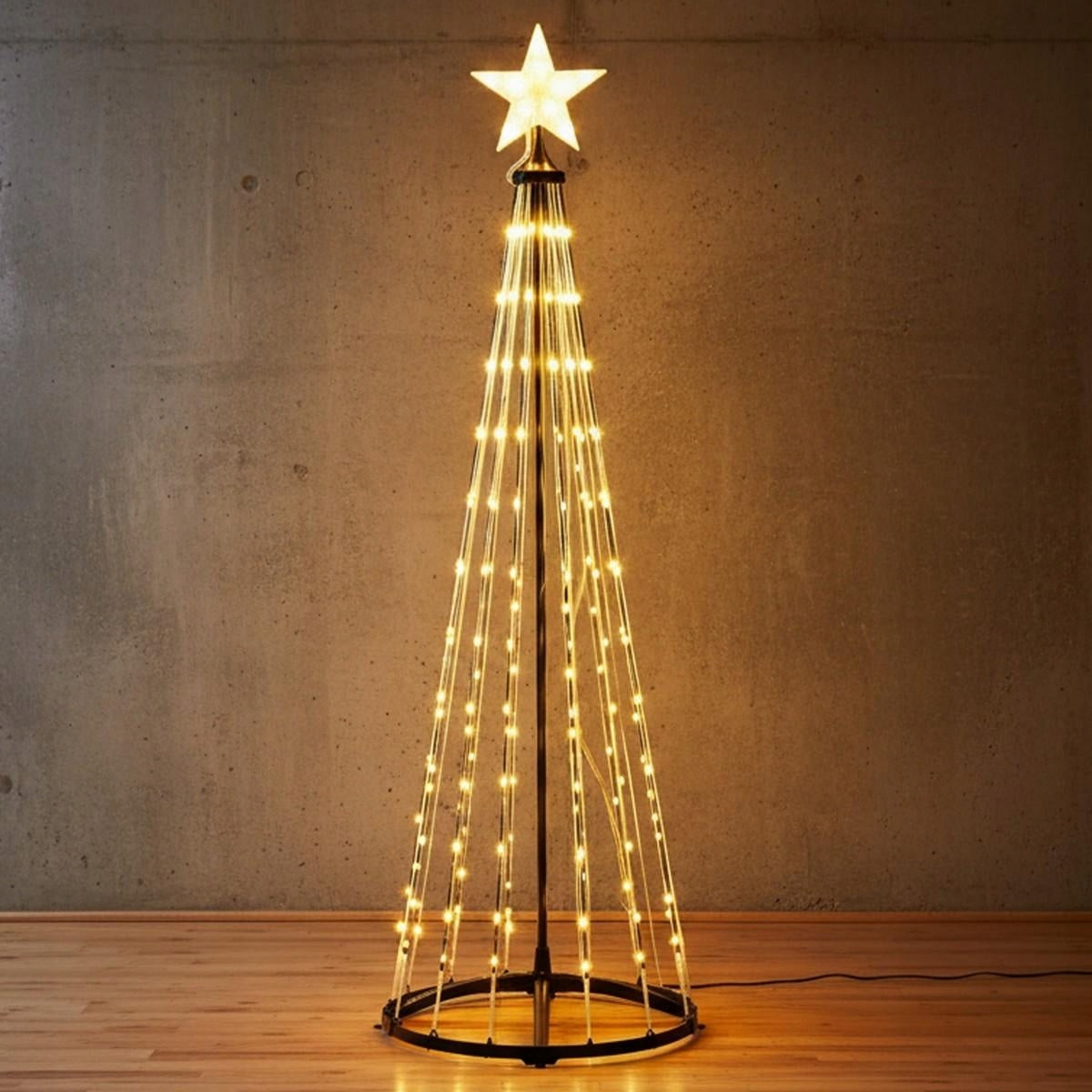 Christmas tree GLOWING outdoor garden decoration with lights tip 300 cm