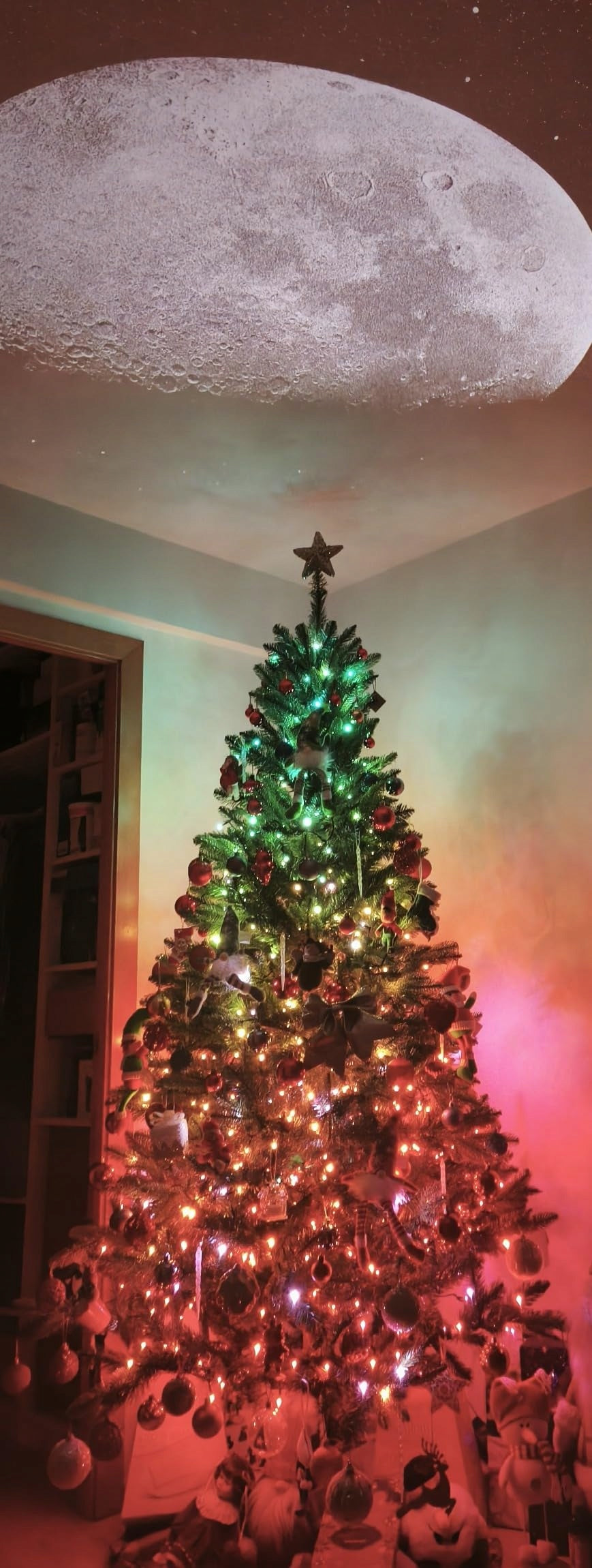 Christmas tree PREMIUM 180 cm realistic injection molded twigs with wooden Manufacturer code B07YFR5FJF-1