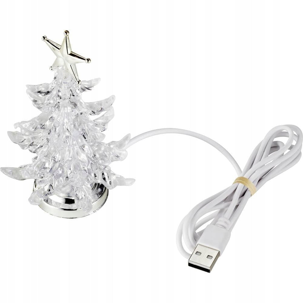 Christmas tree USB RGB Sygonix Product height 11 cm