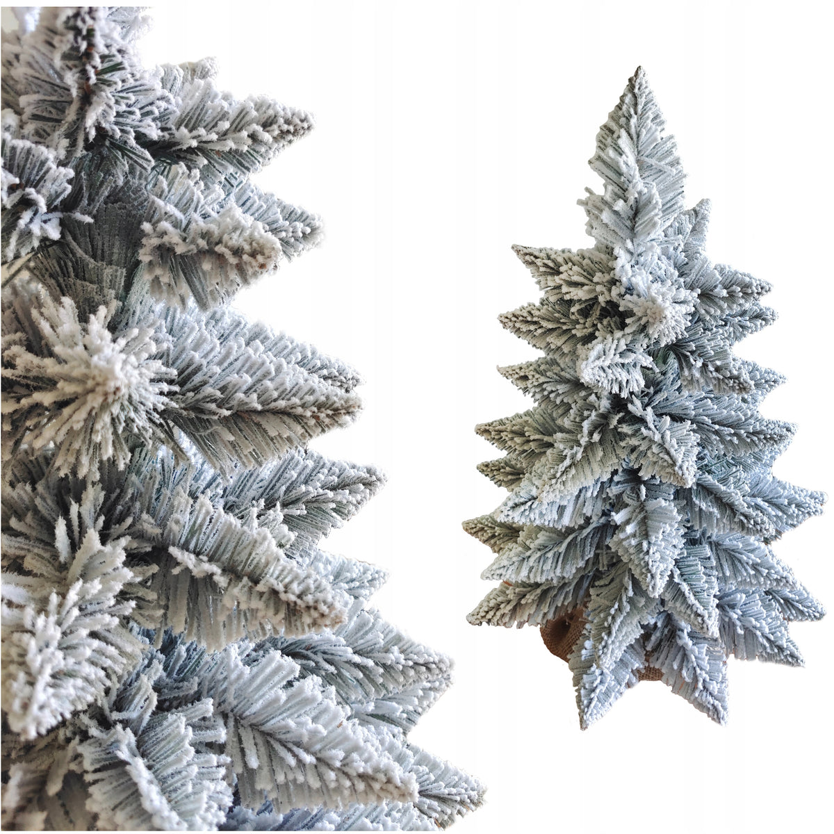 Christmas tree artificial SNOW PINE LUX 60cm JUTE small Christmas tree SNOW WHITE