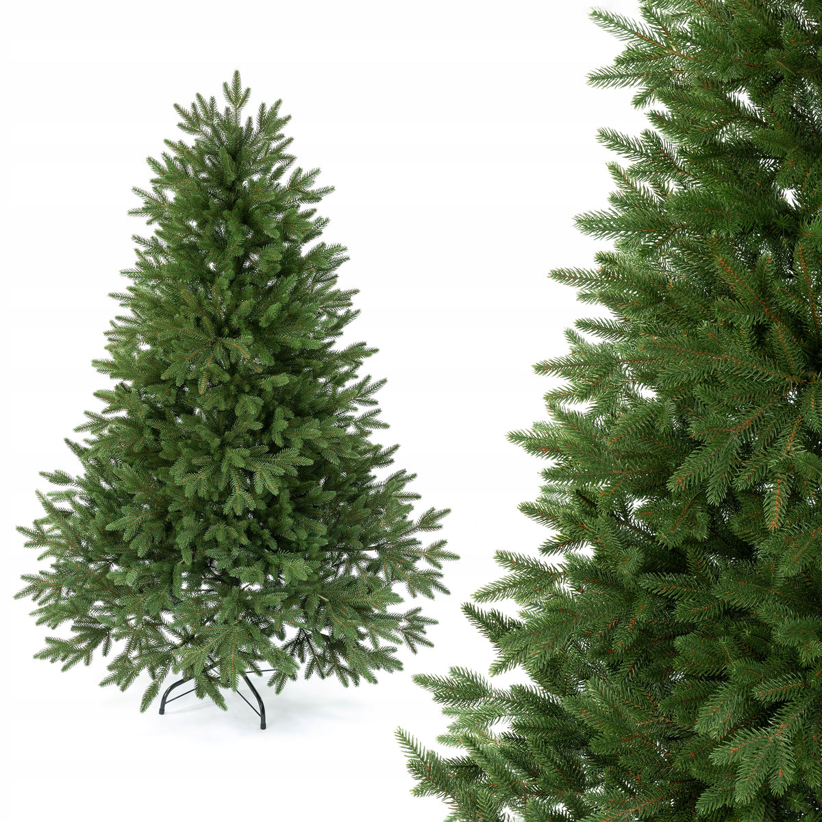 Christmas tree artificial Spruce TWIST 3D 100% PE 180 cm PREMIUM silicone as live