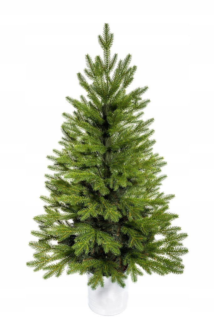 Christmas tree artificial rubber natural spruce PE in pot 120 cm as living real Manufacturer code Świerk naturalny PE doniczka