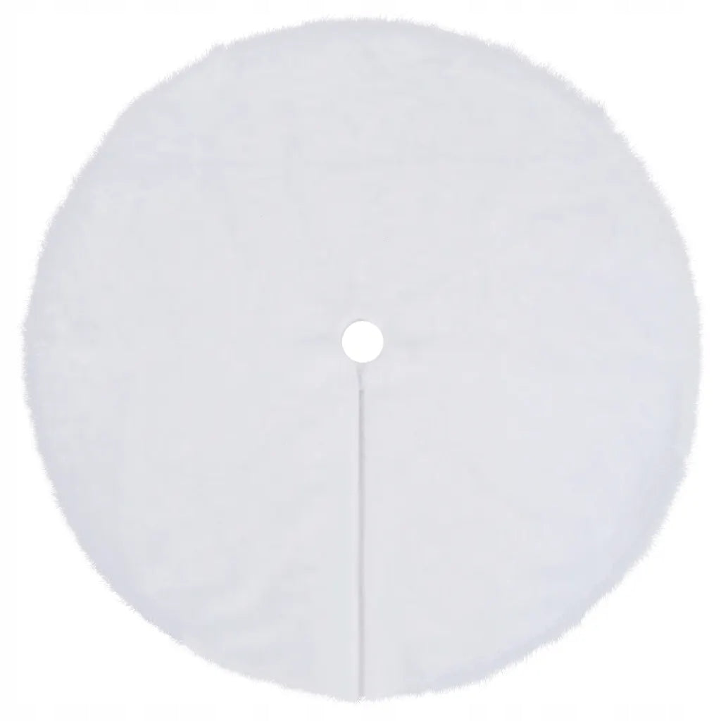 Christmas tree cover, white, 90 cm, faux fur Brand no brand