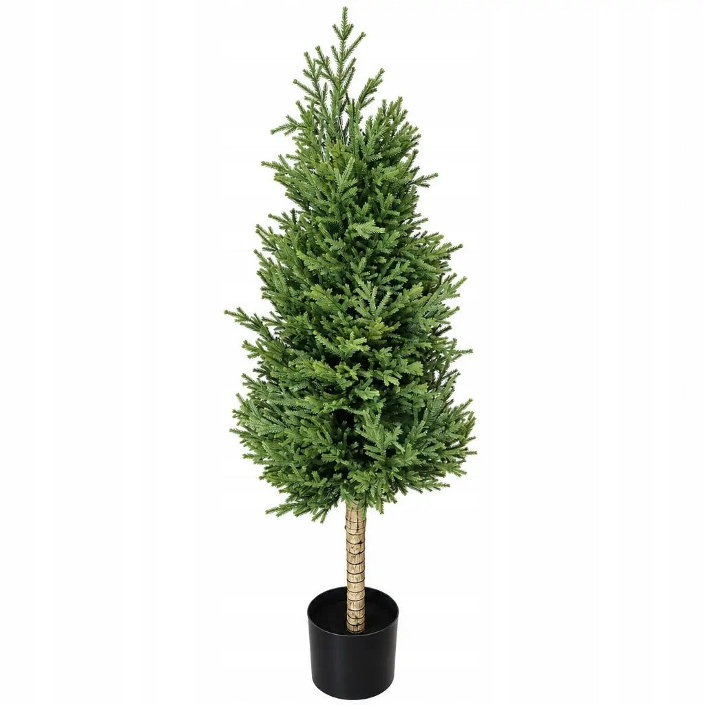 Christmas tree silicone Christmas tree on the trunk 120 cm slim in the pot Brand Przydasie.pl