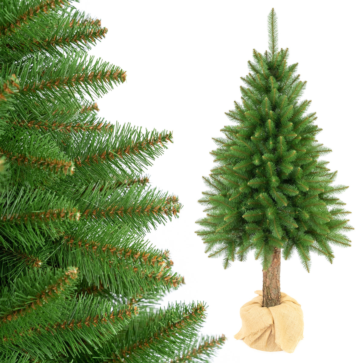 Christmas tree spruce on the trunk Premium 180 cm * Thick and Realistic