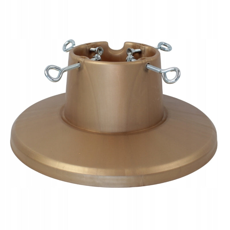 Christmas tree stand GOLD modern water container 2,1m STABLE plastic