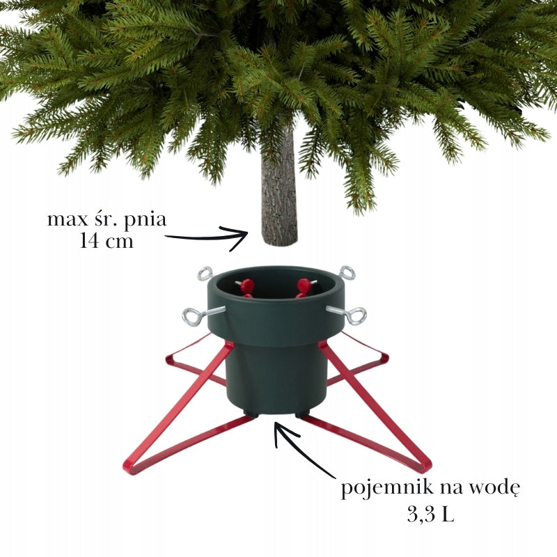 Christmas tree stand LARGE WATER CONTAINER tree stand 2,5m STABLE EAN (GTIN) 5902622836102