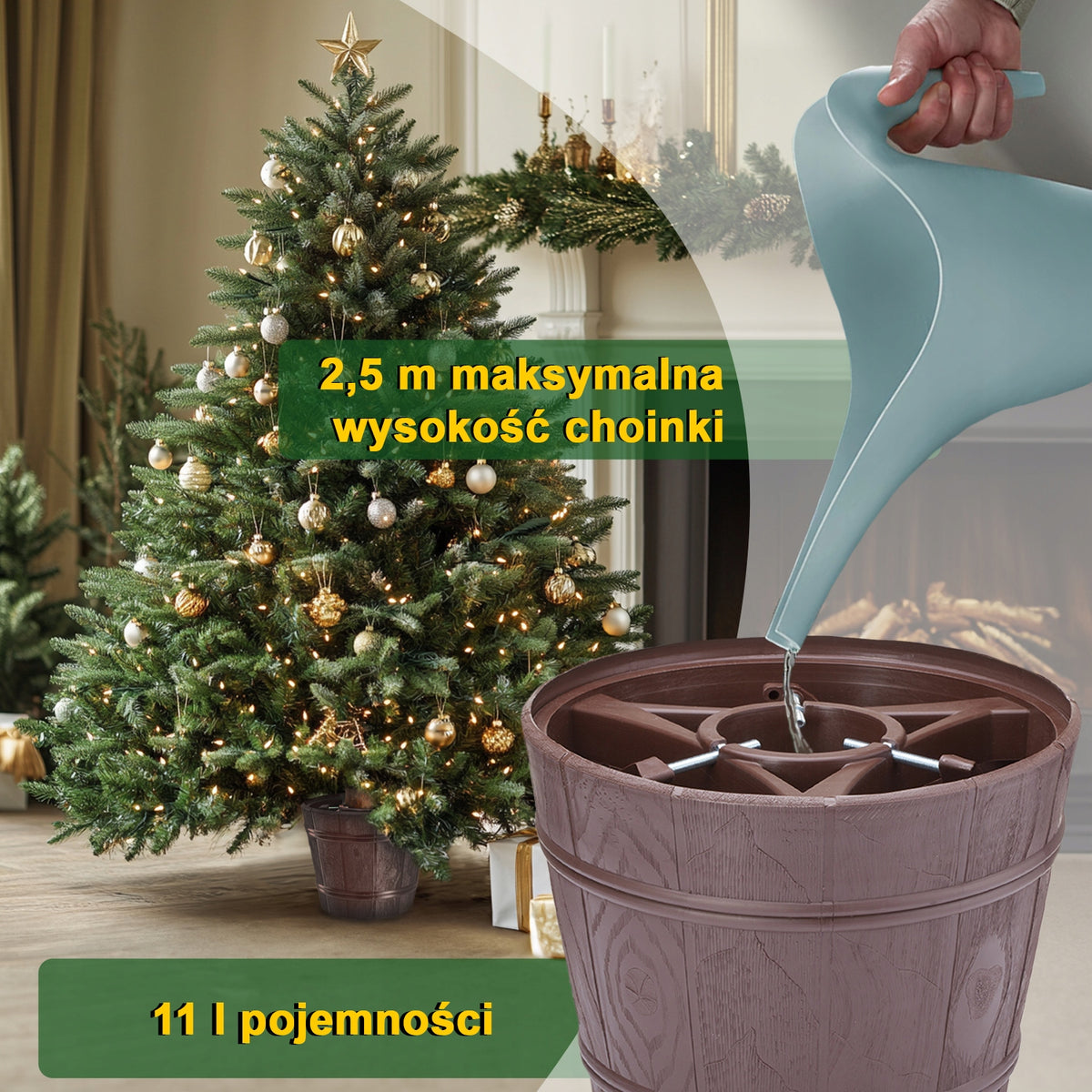 Christmas tree stand Large tree stand up to 2,5m Packaging status original