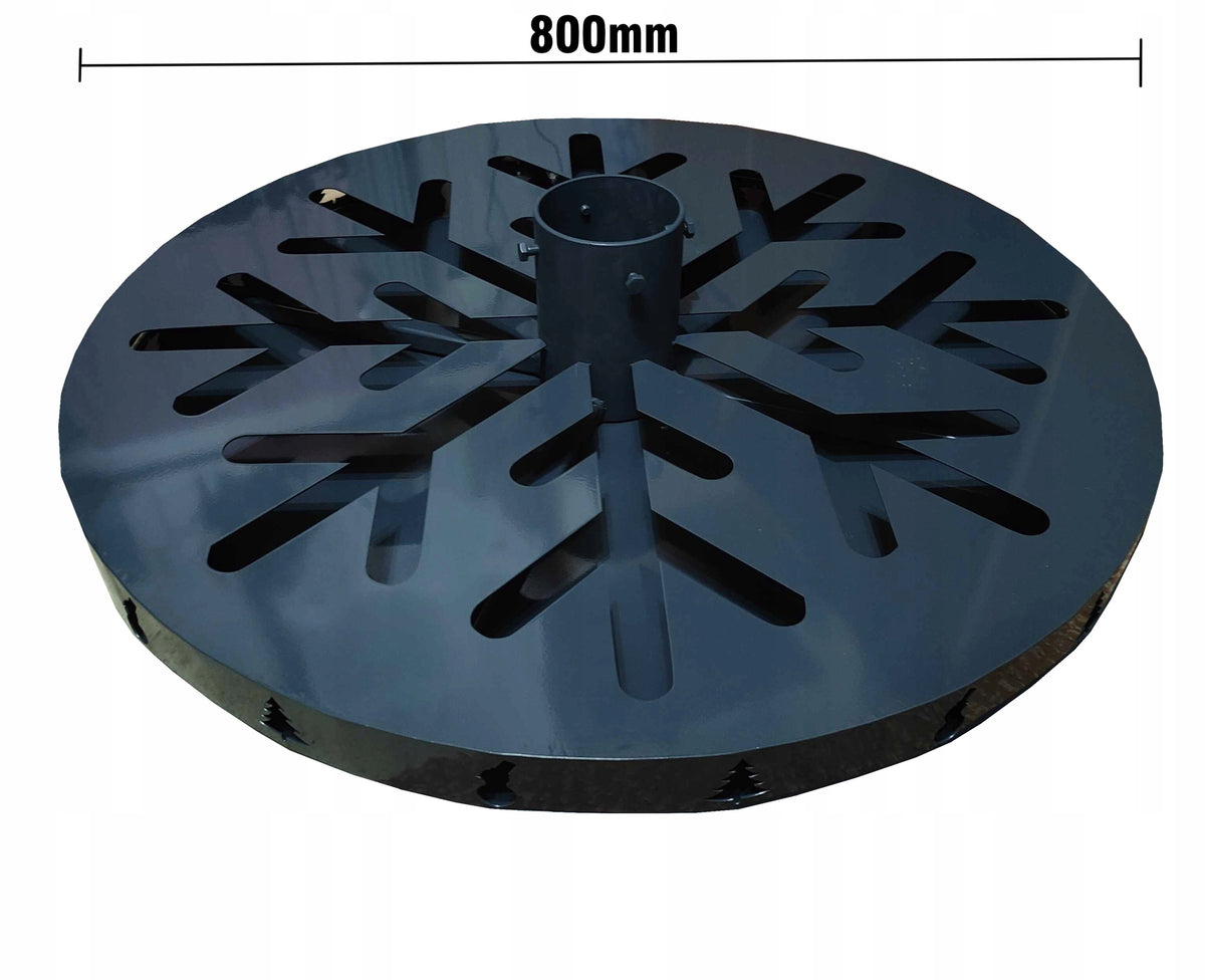 Christmas tree stand METAL LOFT "SNOWFLAKE LUX PREMIUM" XXL 80cm LED-RGB EAN (GTIN) 5908450546527