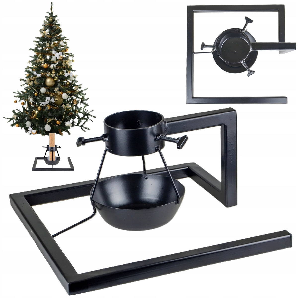Christmas tree stand for Christmas tree large metal UNIVERSAL Polish PL