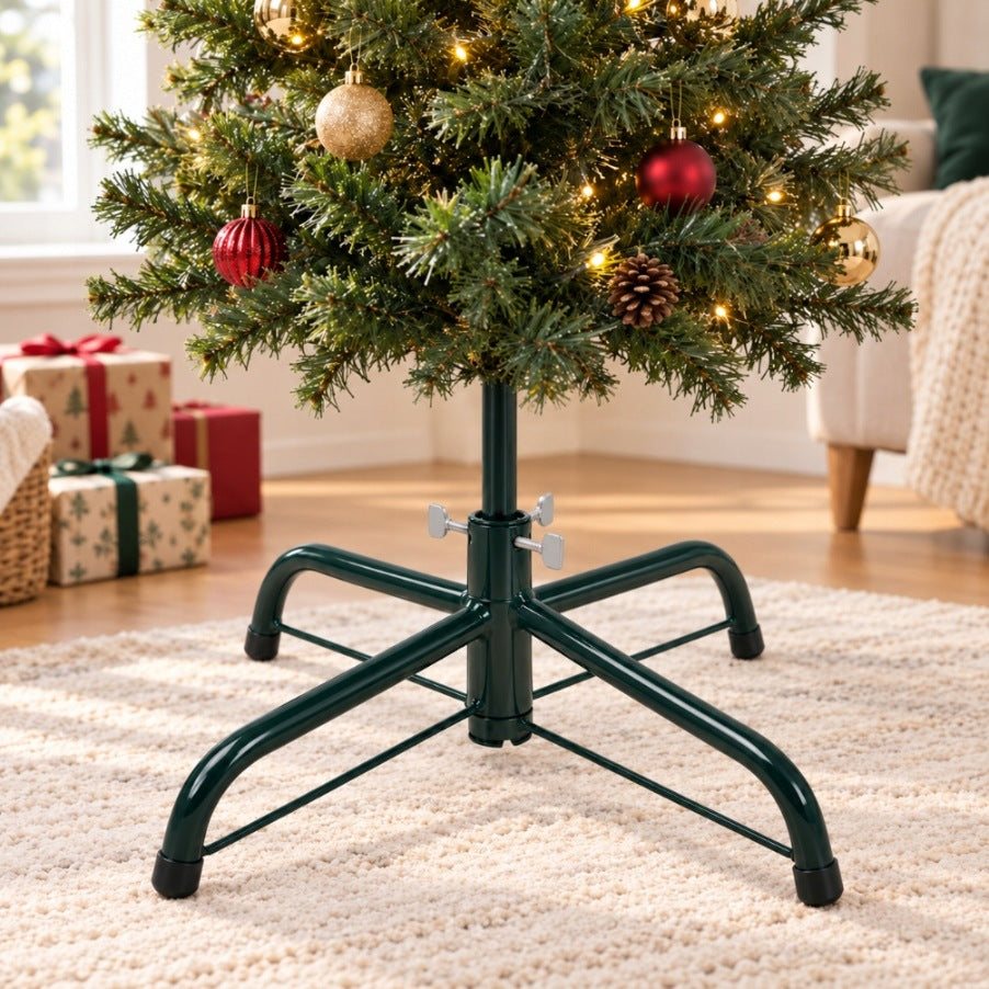 Christmas tree stand metal green for artificial Christmas tree 35 cm diameter 2cm Manufacturer code PGXMS-040