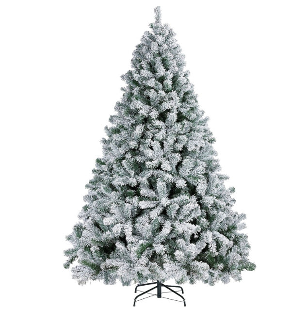 Christmas tree with falling snow 90cm