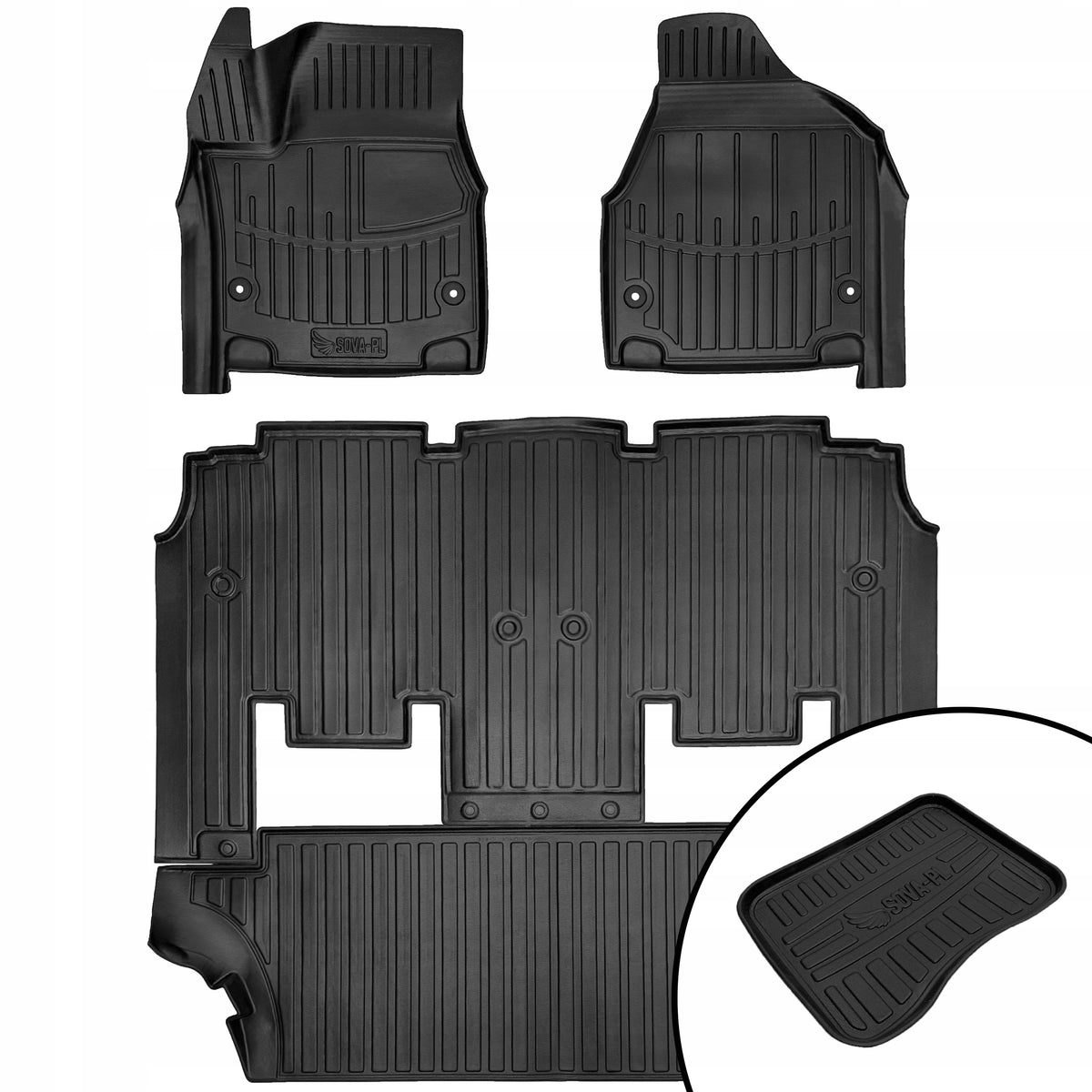 Chrysler Pacifica II RU Car Rugs (from 2016) wers=> +shoe mat