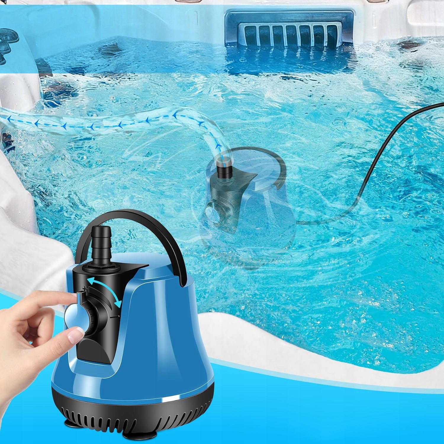 Circulation Pump for pond Water Pool Waterfall Fountain 3800 l/h Packaging status original
