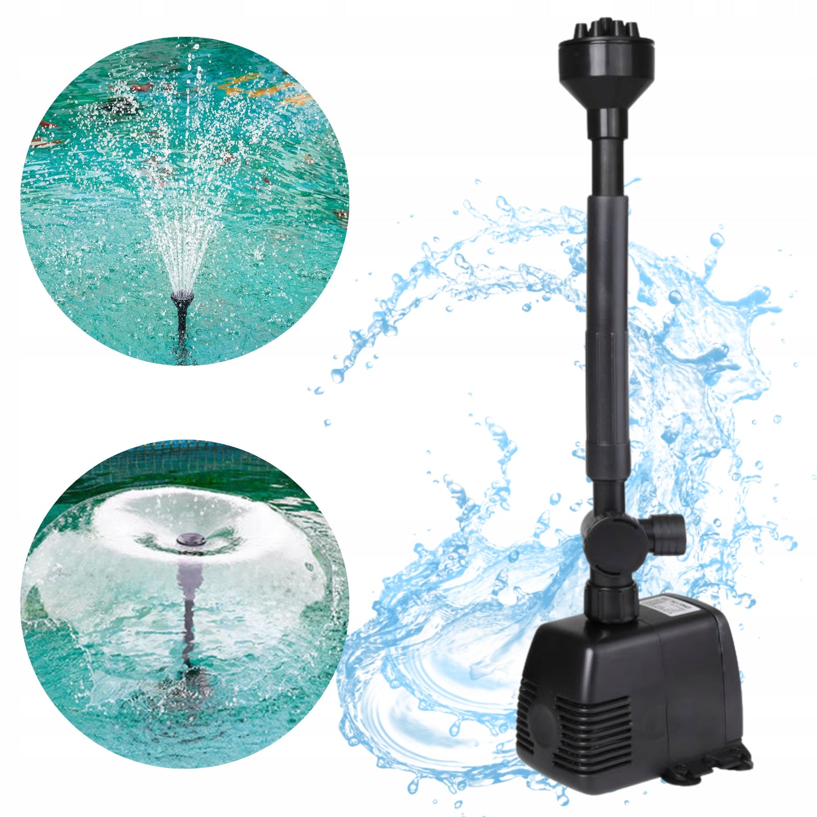 Circulation water pump FOUNTAIN with replaceable tips REGULATION 1000L/h 22W